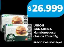 Supermayorista Vital Union ganadera hamburguesa clasica oferta