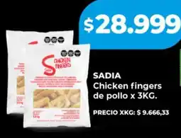 Supermayorista Vital Sadia chicken fingers de pollo oferta