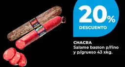 Supermayorista Vital Chacra salame baston p/fino y p/grueso oferta