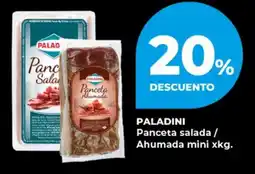 Supermayorista Vital Paladini panceta salada / ahumada mini oferta