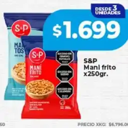 Supermayorista Vital S&P mani frito oferta