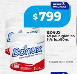 Supermayorista Vital Bonux papel higiénico h/s oferta