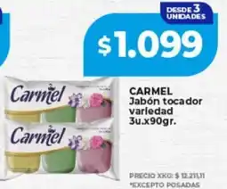 Supermayorista Vital Carmel jabón tocador variedad oferta