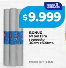 Supermayorista Vital Bonux papel film repuesto oferta