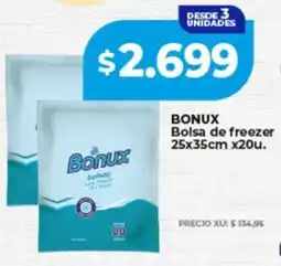 Supermayorista Vital Bonux bolsa de freezer oferta