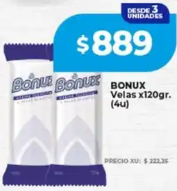 Supermayorista Vital Bonux velas oferta