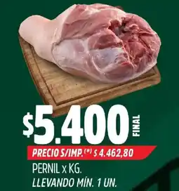 Supermercados Yaguar Pernil oferta