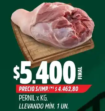 Supermercados Yaguar Pernil oferta