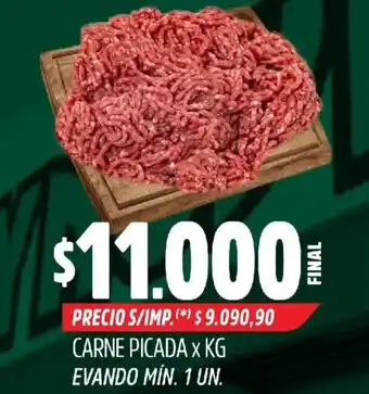 Supermercados Yaguar Carne picada oferta