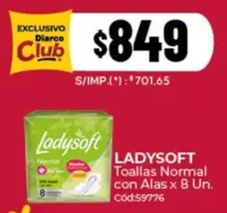 Diarco Ladysoft toallas normal con alas oferta