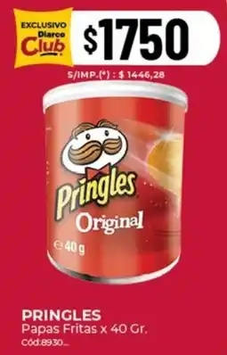 Diarco Pringles papas fritas oferta