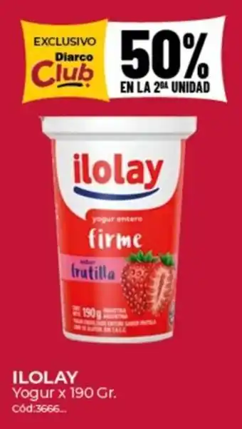 Diarco Ilolay yogur oferta