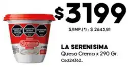 Diarco La serenisima queso crema oferta