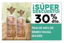 Diarco Pan de molde bimbo masa madre oferta