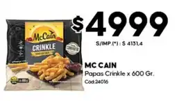 Diarco McCain papas crinkle oferta