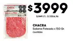 Diarco Chacra salame feteado oferta