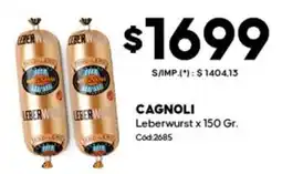 Diarco Cagnoli leberwurst oferta