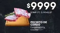 Diarco Pechito de cerdo congelado oferta