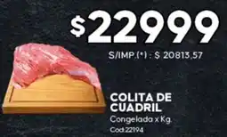 Diarco Colita de cuadril congelada oferta