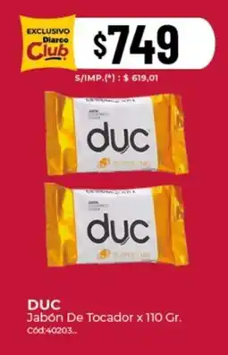 Diarco Duc jabón de tocador oferta