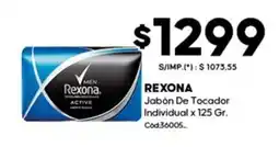 Diarco Rexona jabón de tocador individual oferta