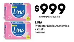 Diarco Lina protector diario anatómico oferta