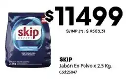 Diarco Skip jabón en polvo oferta