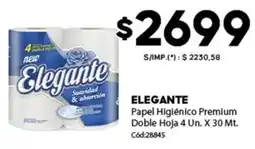 Diarco Elegante papel higiénico premium doble hoja oferta