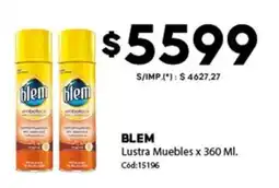 Diarco Blem lustra muebles oferta