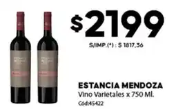 Diarco Estancia mendoza vino varietales oferta