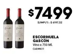 Diarco Escorihuela gascón vino oferta