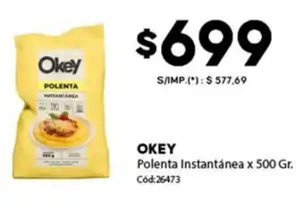 Diarco OKEY Polenta Instantánea oferta
