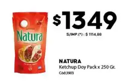 Diarco Natura ketchup doy pack oferta
