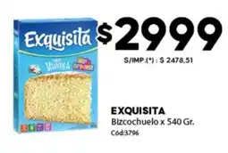 Diarco Exquisita bizcochuelo oferta