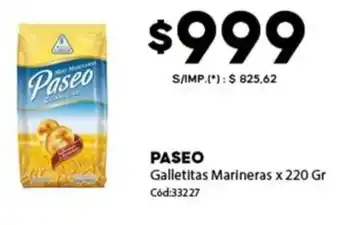 Diarco Paseo galletitas marineras oferta