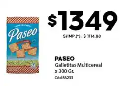 Diarco Paseo galletitas multicereal oferta
