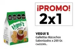 Diarco Vegui's galletitas bizcochos saborizados oferta