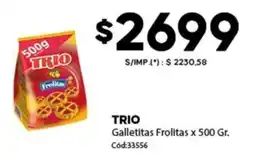 Diarco Trio galletitas frolitas oferta