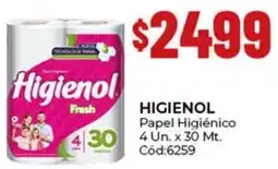 Diarco Higienol papel higiénico oferta