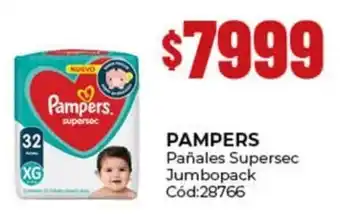 Diarco Pampers pañales supersec jumbopack oferta