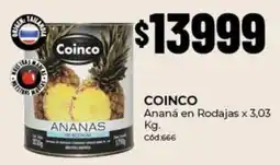 Diarco Coinco ananá en rodajas oferta
