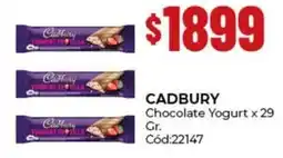 Diarco Cadbury chocolate yogurt oferta