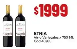 Diarco Etnia vino varietales oferta