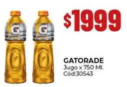 Diarco Gatorade jugo oferta