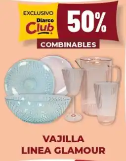 Diarco Vajilla linea glamour oferta