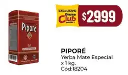 Diarco Piporé yerba mate especial oferta