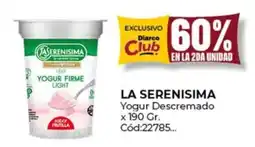 Diarco La serenisima yogur descremado oferta