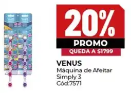 Diarco Venus máquina de afeitar simply 3 oferta