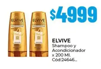 Diarco Elvive shampoo y acondicionador oferta