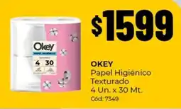Diarco Okey papel higiénico texturado oferta